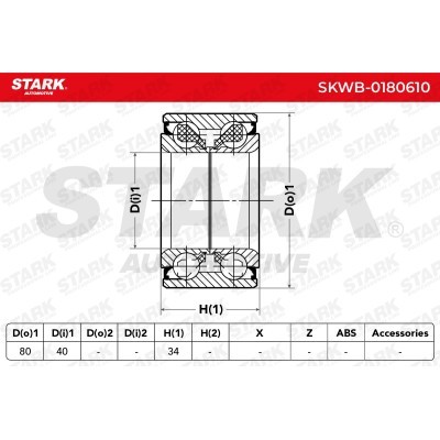 Wheel Bearing Stark SKWB-0180610 SKWB-0180610 - photo 6