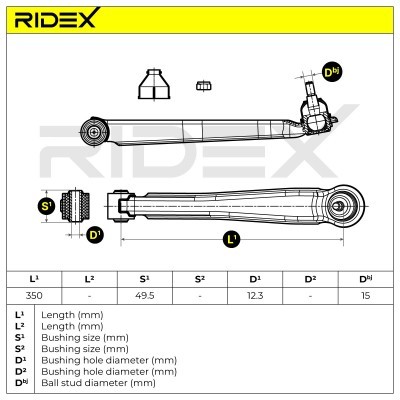 Control Arm RIDEX 273C0897 273C0897 - photo 5