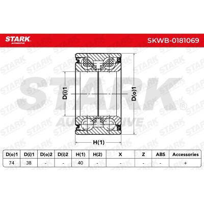 Wheel Bearing Stark SKWB-0181069 SKWB-0181069 - photo 6