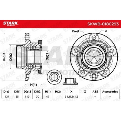 Wheel Bearing Stark SKWB-0180293 SKWB-0180293 - photo 7