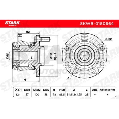 Wheel Bearing Stark SKWB-0180664 SKWB-0180664 - photo 4