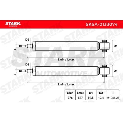 Shock Absorber Stark SKSA-0133074 SKSA-0133074 - photo 3