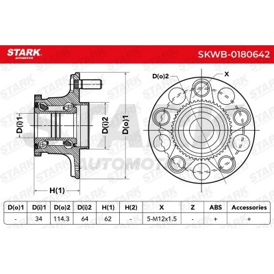 Wheel Bearing Stark SKWB-0180642 SKWB-0180642 - photo 6