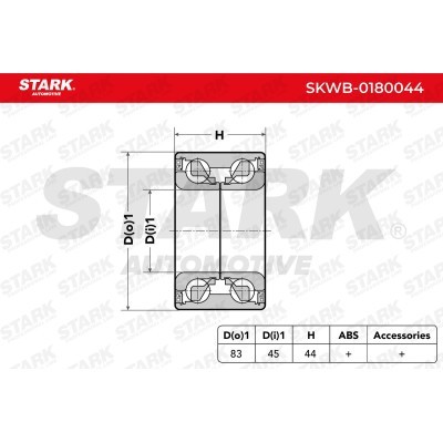 Wheel Bearing Stark SKWB-0180044 SKWB-0180044 - photo 3