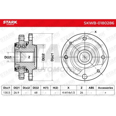 Wheel Bearing Stark SKWB-0180286 SKWB-0180286 - photo 6