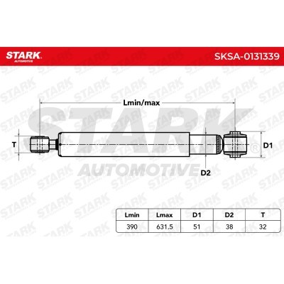 Shock Absorber Stark SKSA-0131339 SKSA-0131339 - photo 3