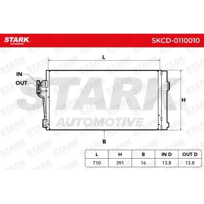 A/C condenser SKCD-0110010 - photo 7