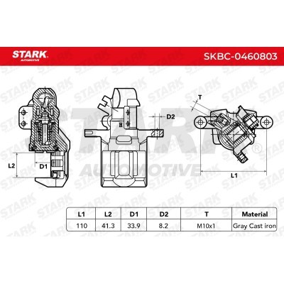 Brake Caliper Stark SKBC-0460803 SKBC-0460803 - photo 6