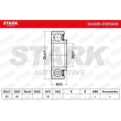 Wheel Bearing Stark SKWB-0181000 SKWB-0181000 - photo 6