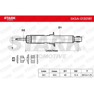 Shock Absorber Stark SKSA-0130181 SKSA-0130181 - photo 4