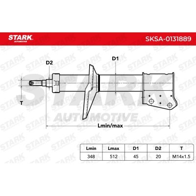 Shock Absorber Stark SKSA-0131889 SKSA-0131889 - photo 3