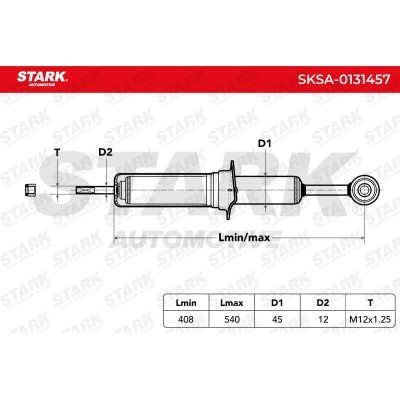 Shock Absorber Stark SKSA-0131457 SKSA-0131457 - photo 3