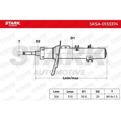 Shock Absorber Stark SKSA-0133374 SKSA-0133374 - photo 6