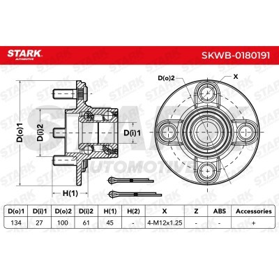 Wheel Bearing Stark SKWB-0180191 SKWB-0180191 - photo 4
