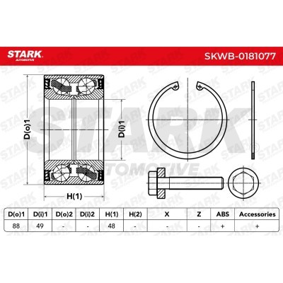 Wheel Bearing Stark SKWB-0181077 SKWB-0181077 - photo 6