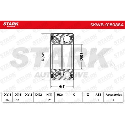 Wheel Bearing Stark SKWB-0180884 SKWB-0180884 - photo 6
