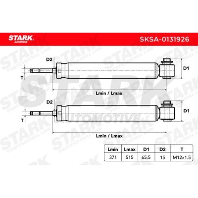 Shock Absorber Stark SKSA-0131926 SKSA-0131926 - photo 4