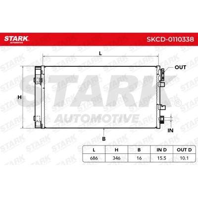 A/C condenser SKCD-0110338 - photo 5