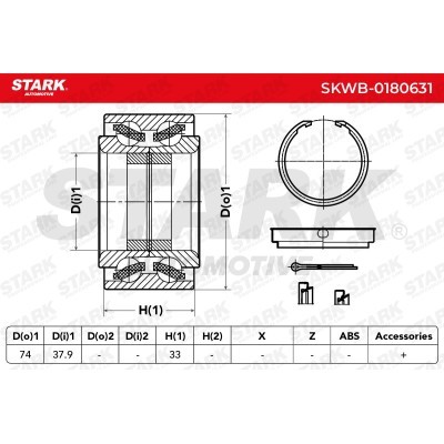 Wheel Bearing Stark SKWB-0180631 SKWB-0180631 - photo 3