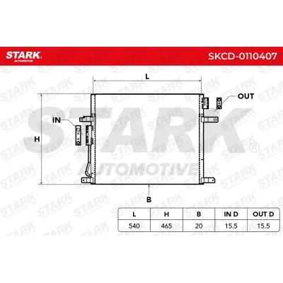 A/C condenser SKCD-0110407 - photo 5