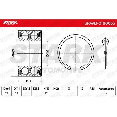 Wheel Bearing Stark SKWB-0180035 SKWB-0180035 - photo 2