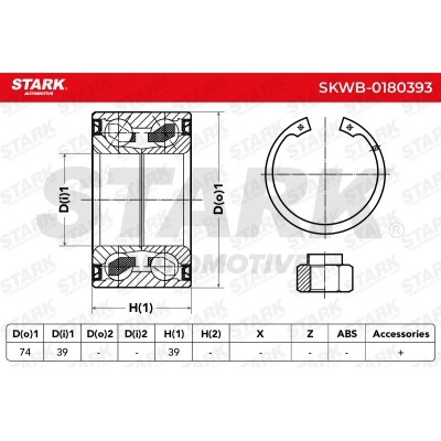 Wheel Bearing Stark SKWB-0180393 SKWB-0180393 - photo 4