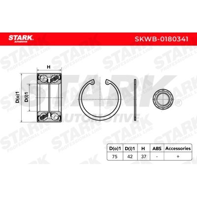 Wheel Bearing Stark SKWB-0180341 SKWB-0180341 - photo 9