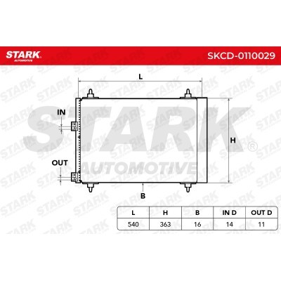 A/C condenser SKCD-0110029 - photo 4