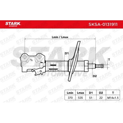 Shock Absorber Stark SKSA-0131911 SKSA-0131911 - photo 7