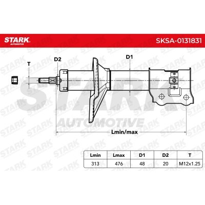 Shock Absorber Stark SKSA-0131831 SKSA-0131831 - photo 4
