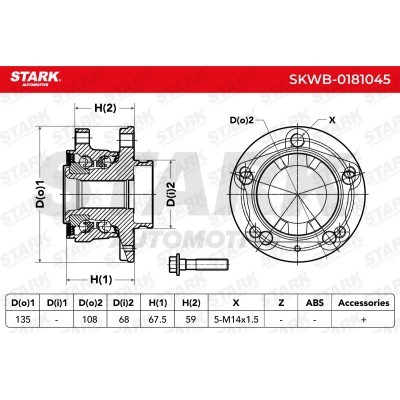 Wheel Bearing Stark SKWB-0181045 SKWB-0181045 - photo 5