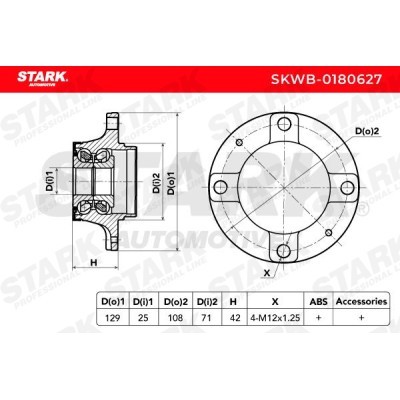 Wheel Bearing Stark SKWB-0180627 SKWB-0180627 - photo 3