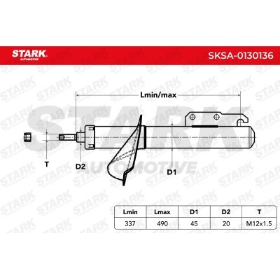 Shock Absorber Stark SKSA-0130136 SKSA-0130136 - photo 4