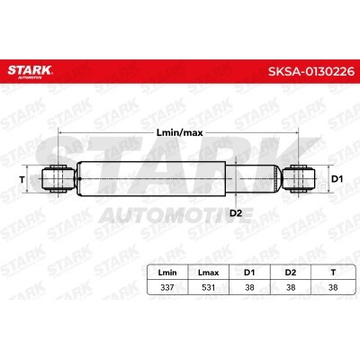 Shock Absorber Stark SKSA-0130226 SKSA-0130226 - photo 3