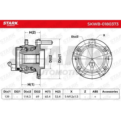 Wheel Bearing Stark SKWB-0180373 SKWB-0180373 - photo 5