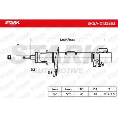 Shock Absorber Stark SKSA-0132553 SKSA-0132553 - photo 6