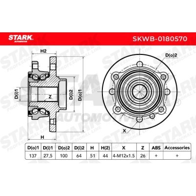 Wheel Bearing Stark SKWB-0180570 SKWB-0180570 - photo 3