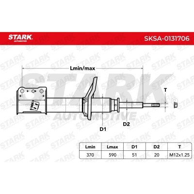 Shock Absorber Stark SKSA-0131706 SKSA-0131706 - photo 9
