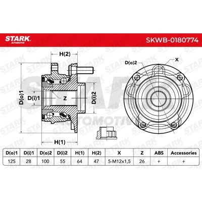 Wheel Bearing Stark SKWB-0180774 SKWB-0180774 - photo 6