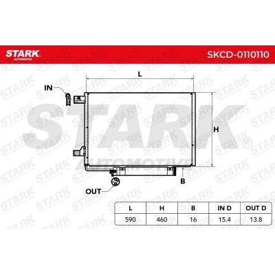 A/C condenser SKCD-0110110 - photo 4