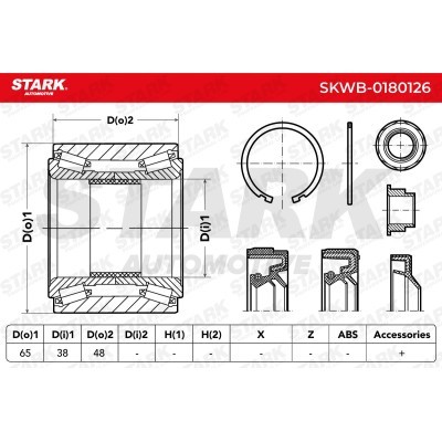Wheel Bearing Stark SKWB-0180126 SKWB-0180126 - photo 4