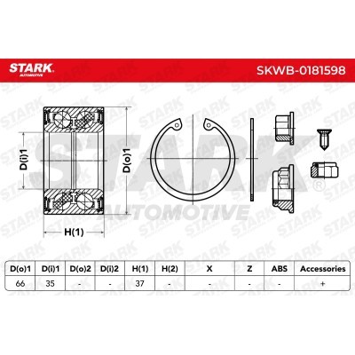 Wheel Bearing Stark SKWB-0181598 SKWB-0181598 - photo 6