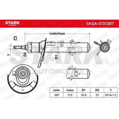 Shock Absorber Stark SKSA-0131387 SKSA-0131387 - photo 3