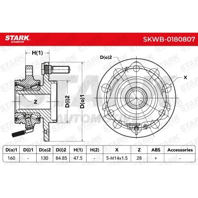 Wheel Bearing Stark SKWB-0180807 SKWB-0180807 - photo 6
