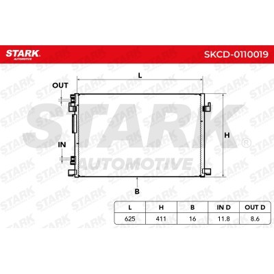 A/C condenser SKCD-0110019 - photo 9