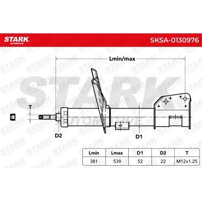 Shock Absorber Stark SKSA-0130976 SKSA-0130976 - photo 3