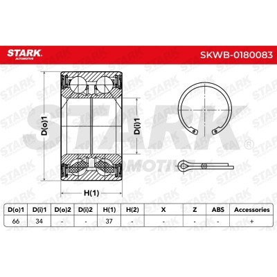 Wheel Bearing Stark SKWB-0180083 SKWB-0180083 - photo 4