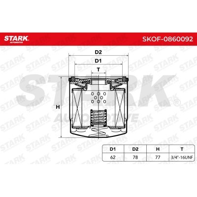 Oil Filter Stark SKOF-0860092 SKOF-0860092 - photo 5
