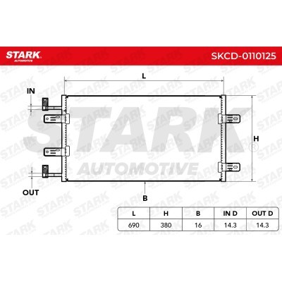 A/C condenser SKCD-0110125 - photo 8