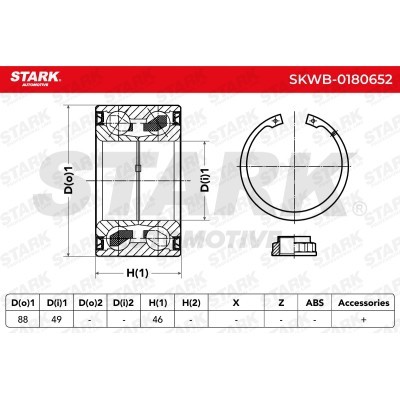 Wheel Bearing Stark SKWB-0180652 SKWB-0180652 - photo 2